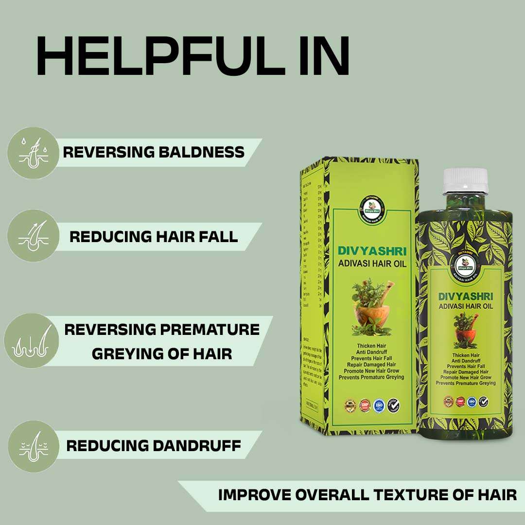 Adivasi Herbal Hair Oil (4.9 ⭐⭐⭐⭐⭐ 77,373 REVIEWS)