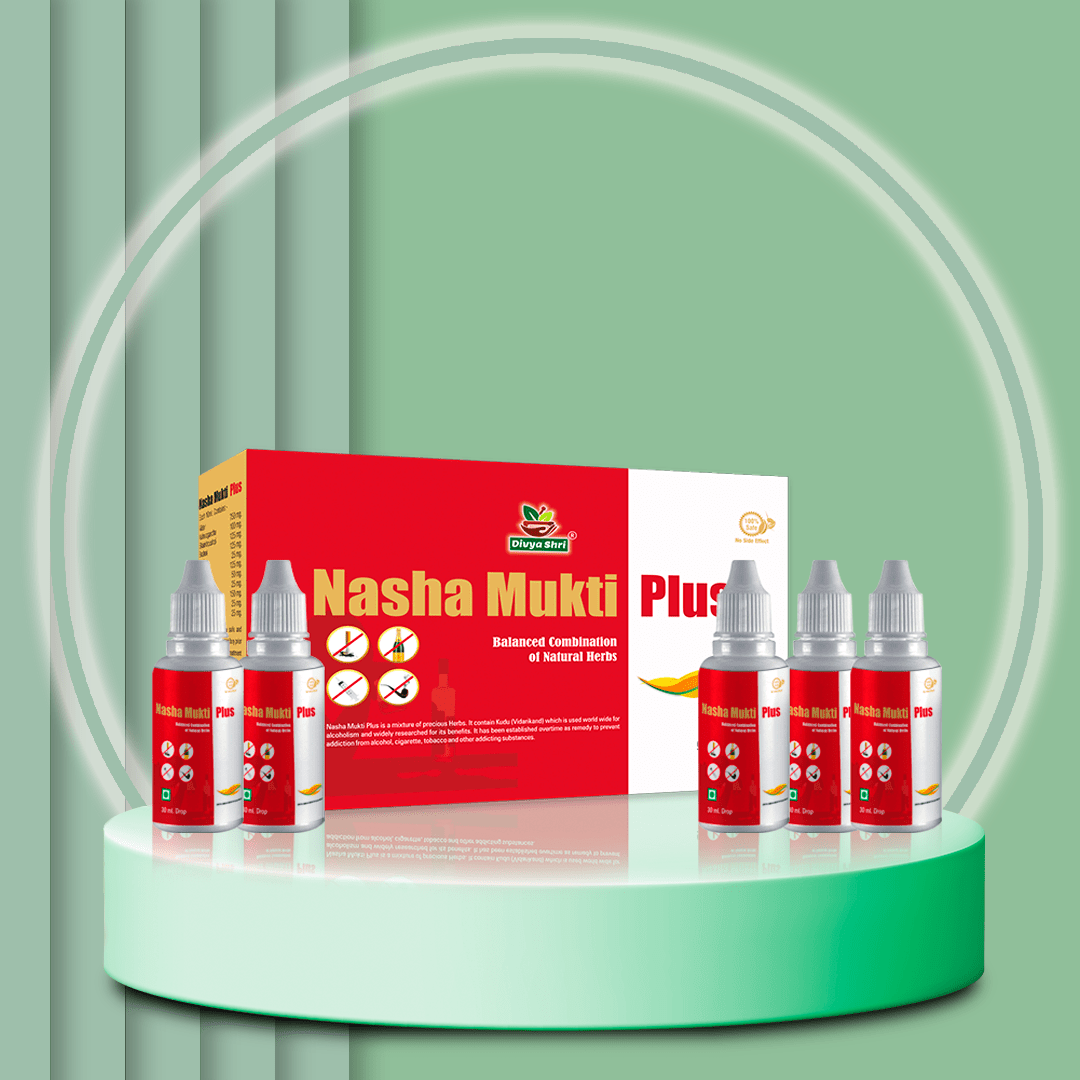 Nasha Mukti Plus Pure Herbal Product - Ayurvedic De- addiction Remedy - Made in India