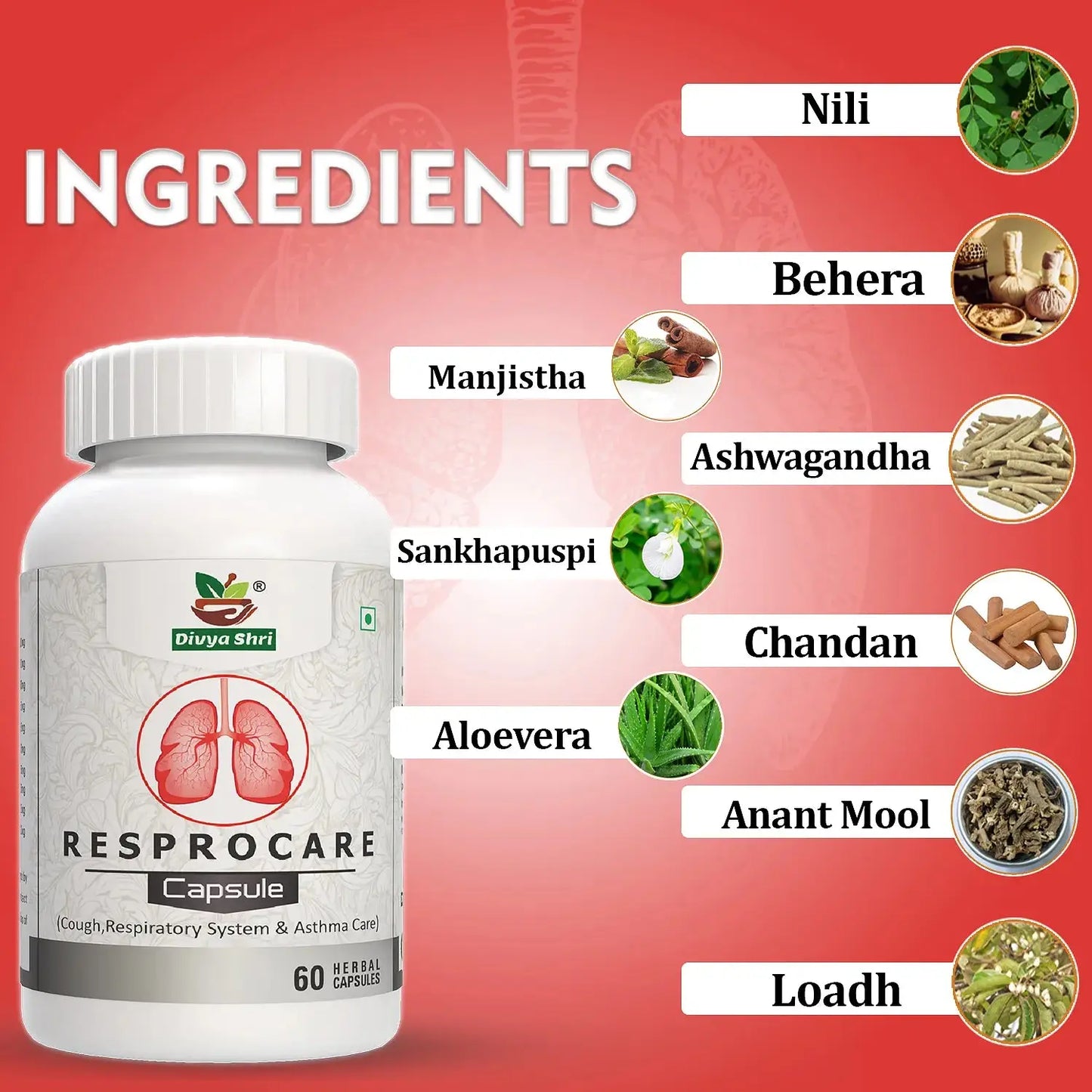 फेफड़ों की सफाई और मजबूती के लिए – Resprocare capsule हर्बल सप्लीमेंट